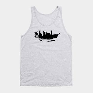 Chemistry Lab Equipment Tank Top